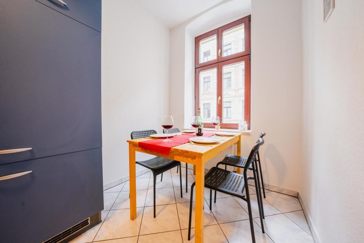 Blue Chili 08 - Magdeburg 2-Zimmer Altbau, Wi-Fi, 5 Pax Exteriér fotografie