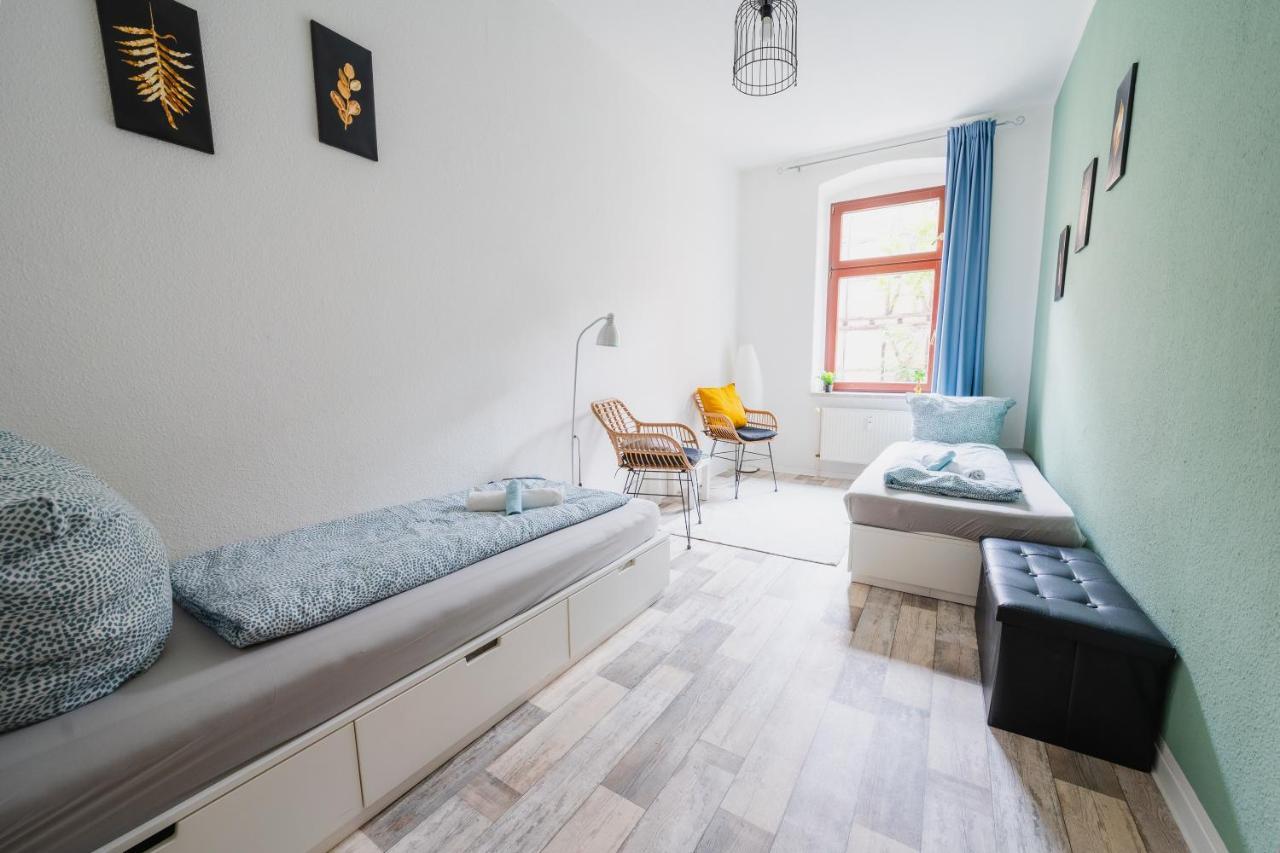 Blue Chili 08 - Magdeburg 2-Zimmer Altbau, Wi-Fi, 5 Pax Exteriér fotografie
