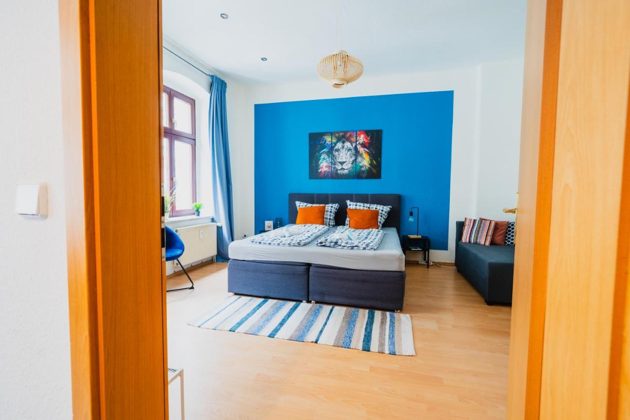 Blue Chili 08 - Magdeburg 2-Zimmer Altbau, Wi-Fi, 5 Pax Exteriér fotografie
