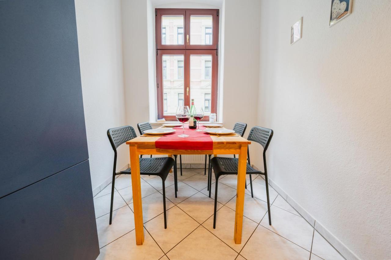 Blue Chili 08 - Magdeburg 2-Zimmer Altbau, Wi-Fi, 5 Pax Exteriér fotografie