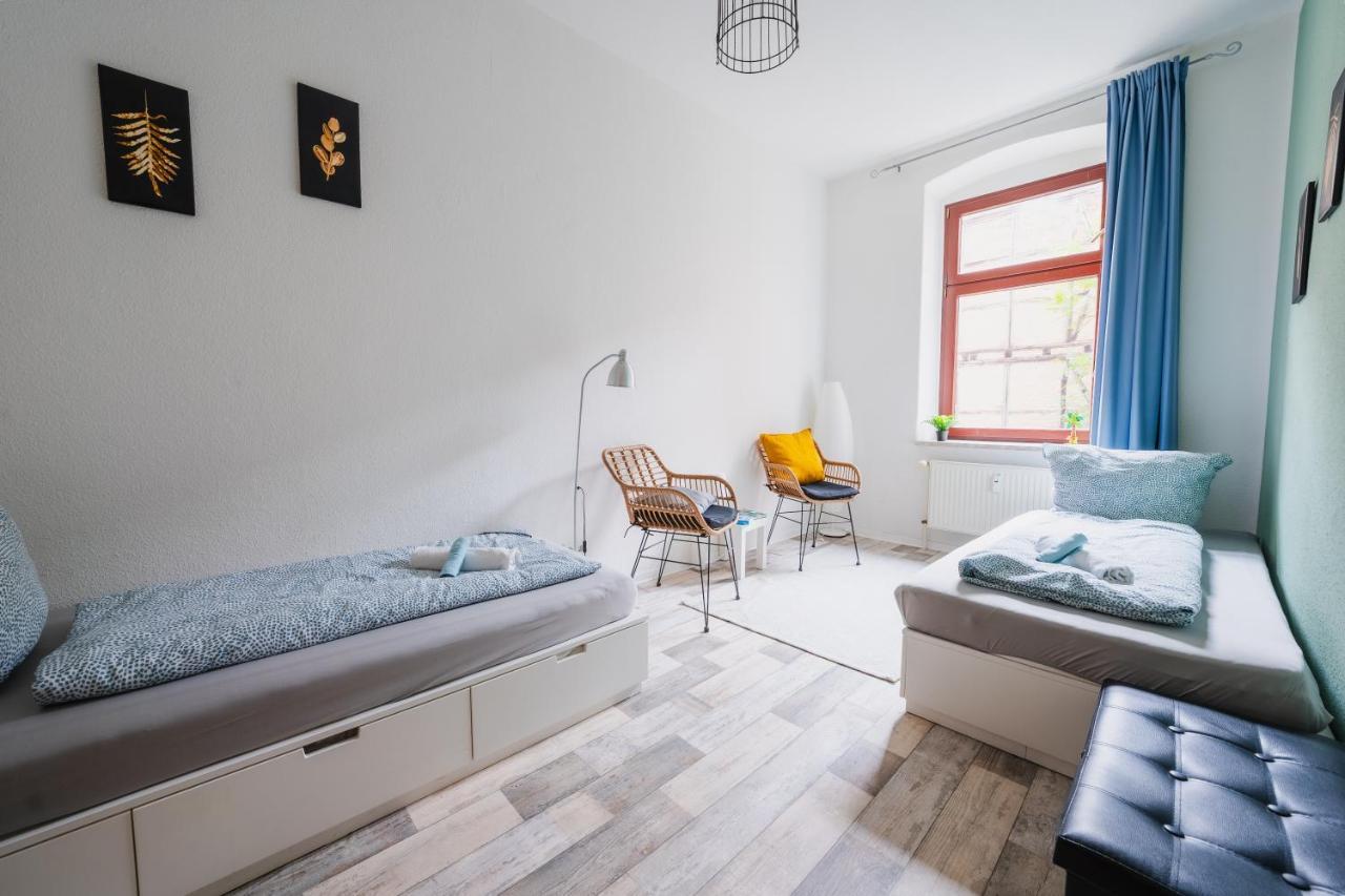 Blue Chili 08 - Magdeburg 2-Zimmer Altbau, Wi-Fi, 5 Pax Exteriér fotografie