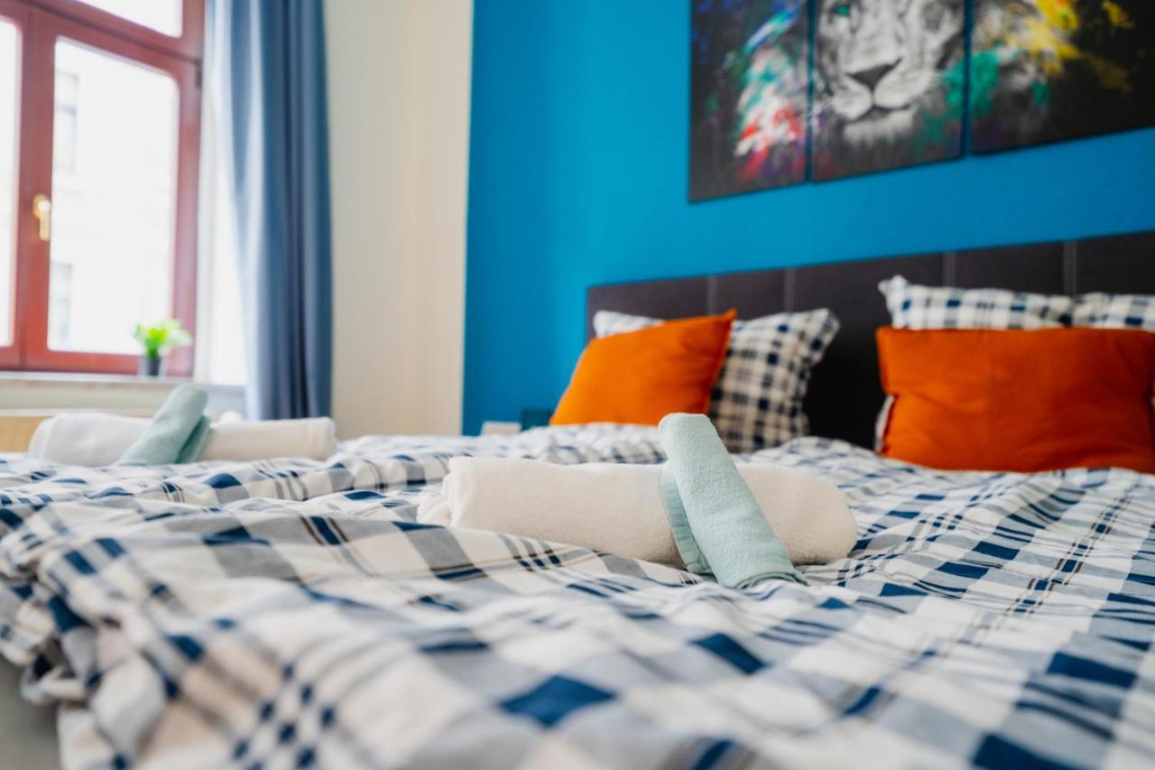 Blue Chili 08 - Magdeburg 2-Zimmer Altbau, Wi-Fi, 5 Pax Exteriér fotografie