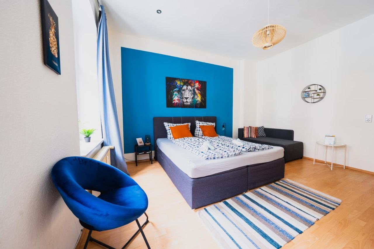 Blue Chili 08 - Magdeburg 2-Zimmer Altbau, Wi-Fi, 5 Pax Exteriér fotografie